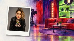גיתית פישר — תמונה נערכה באמצעות AI